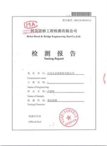 宜昌公司检测报告